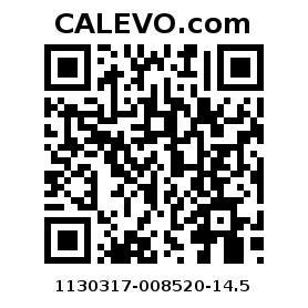 Calevo.com pricetag 1130317-008520-14.5