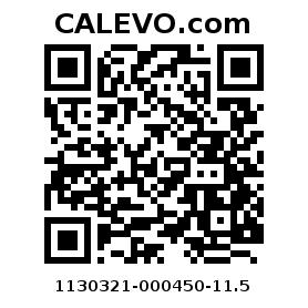 Calevo.com Preisschild 1130321-000450-11.5