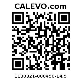 Calevo.com Preisschild 1130321-000450-14.5