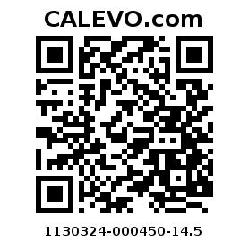 Calevo.com Preisschild 1130324-000450-14.5