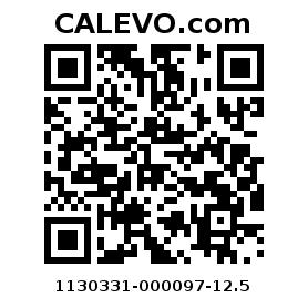 Calevo.com pricetag 1130331-000097-12.5