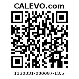 Calevo.com pricetag 1130331-000097-13.5