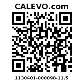 Calevo.com Preisschild 1130401-000098-11.5