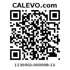 Calevo.com Preisschild 1130402-000098-12