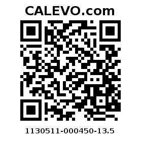 Calevo.com Preisschild 1130511-000450-13.5