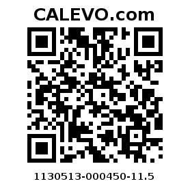 Calevo.com pricetag 1130513-000450-11.5