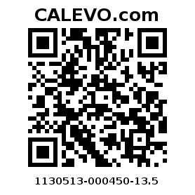 Calevo.com Preisschild 1130513-000450-13.5