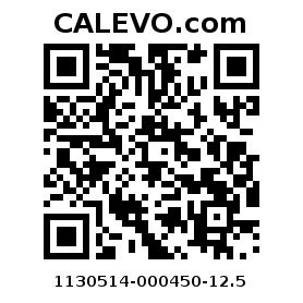 Calevo.com Preisschild 1130514-000450-12.5