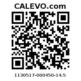 Calevo.com pricetag 1130517-000450-14.5
