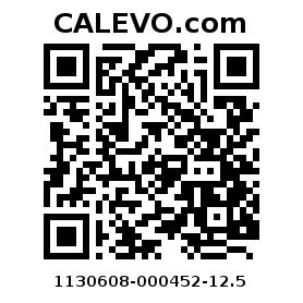 Calevo.com pricetag 1130608-000452-12.5