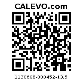Calevo.com Preisschild 1130608-000452-13.5