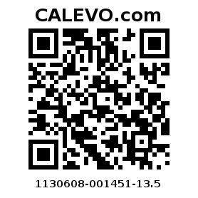 Calevo.com Preisschild 1130608-001451-13.5