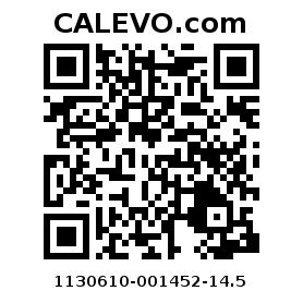 Calevo.com Preisschild 1130610-001452-14.5