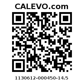 Calevo.com Preisschild 1130612-000450-14.5