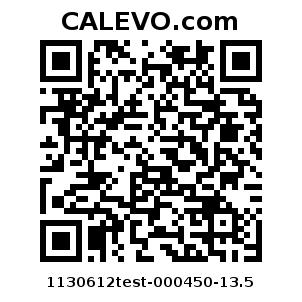 Calevo.com Preisschild 1130612test-000450-13.5