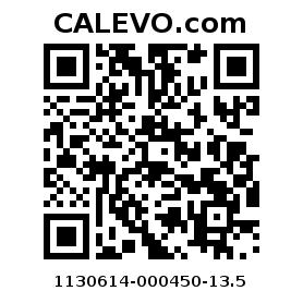 Calevo.com Preisschild 1130614-000450-13.5