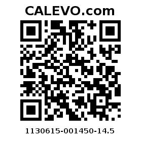 Calevo.com Preisschild 1130615-001450-14.5