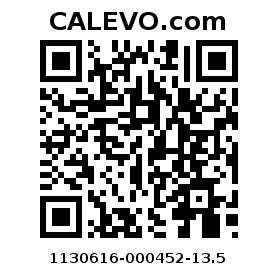 Calevo.com Preisschild 1130616-000452-13.5