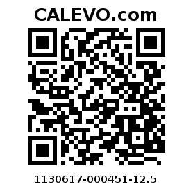 Calevo.com Preisschild 1130617-000451-12.5