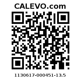 Calevo.com pricetag 1130617-000451-13.5