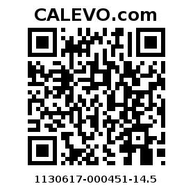 Calevo.com pricetag 1130617-000451-14.5