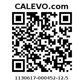 Calevo.com pricetag 1130617-000452-12.5