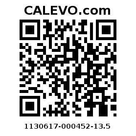Calevo.com pricetag 1130617-000452-13.5