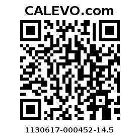 Calevo.com pricetag 1130617-000452-14.5