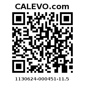 Calevo.com Preisschild 1130624-000451-11.5