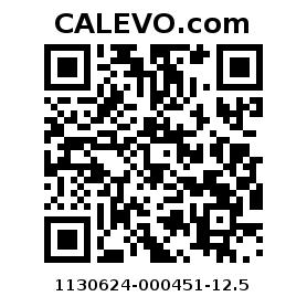 Calevo.com Preisschild 1130624-000451-12.5