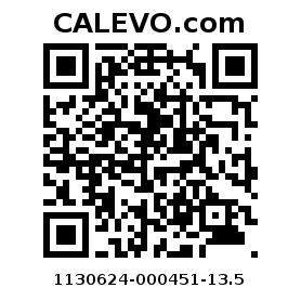 Calevo.com Preisschild 1130624-000451-13.5