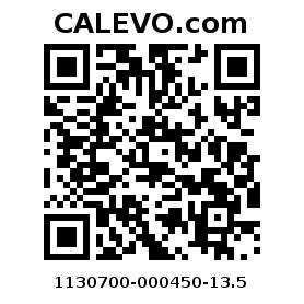 Calevo.com Preisschild 1130700-000450-13.5