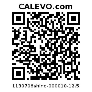 Calevo.com Preisschild 1130706shine-000010-12.5