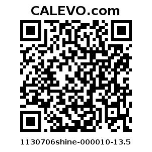 Calevo.com Preisschild 1130706shine-000010-13.5