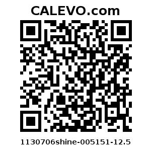 Calevo.com Preisschild 1130706shine-005151-12.5