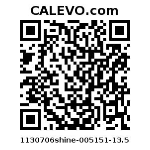 Calevo.com pricetag 1130706shine-005151-13.5