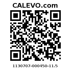 Calevo.com Preisschild 1130707-000450-11.5