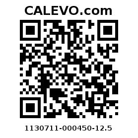 Calevo.com pricetag 1130711-000450-12.5