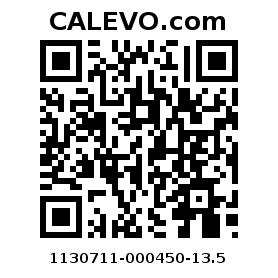 Calevo.com Preisschild 1130711-000450-13.5