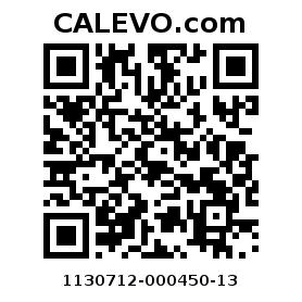 Calevo.com Preisschild 1130712-000450-13