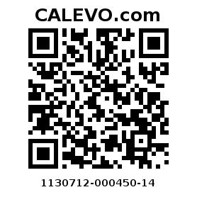 Calevo.com Preisschild 1130712-000450-14