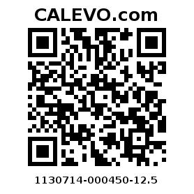 Calevo.com pricetag 1130714-000450-12.5
