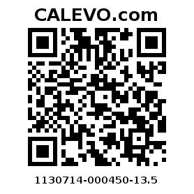 Calevo.com Preisschild 1130714-000450-13.5