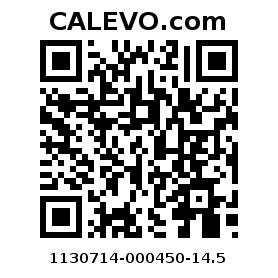 Calevo.com Preisschild 1130714-000450-14.5