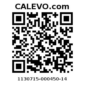 Calevo.com Preisschild 1130715-000450-14