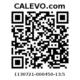 Calevo.com Preisschild 1130721-000450-13.5