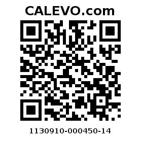 Calevo.com Preisschild 1130910-000450-14