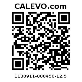Calevo.com pricetag 1130911-000450-12.5