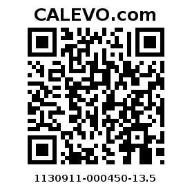 Calevo.com pricetag 1130911-000450-13.5