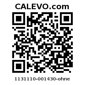 Calevo.com Preisschild 1131110-001430-ohne